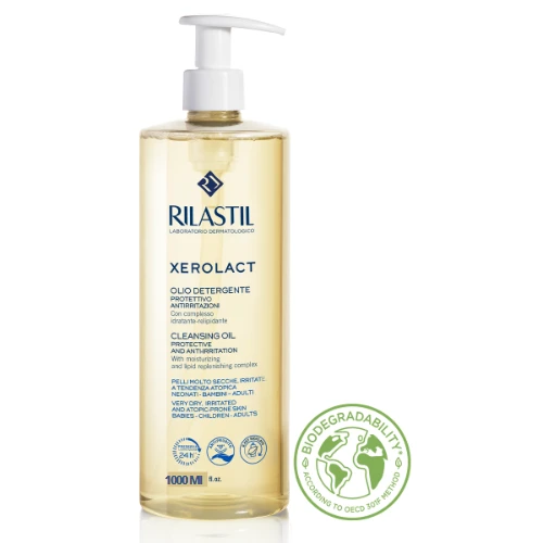 RILASTIL XEROLACT OLIO DETERGENTE PROTETTIVO PELLI SECCHE FORMATO CONVENIENZA 1000 ML 1 RILASTIL XEROLACT OLIO DETERGENTE PROTETTIVO PELLI SECCHE FORMATO CONVENIENZA 1000 ML