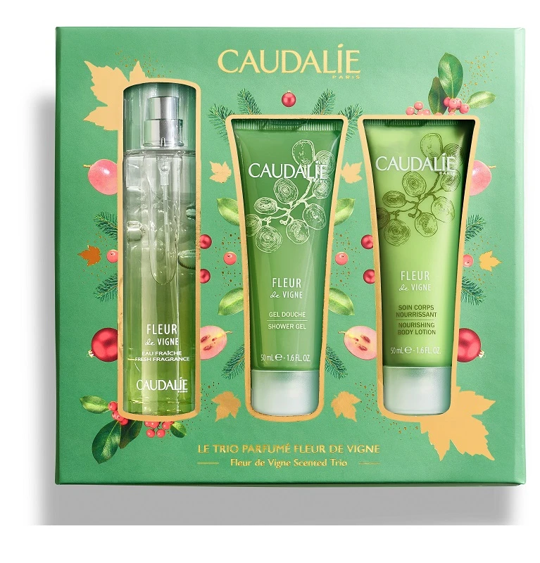 CAUDALIE COFANETTO FLEUR DE VIGNE PROFUMO 50 ML + CREMA CORPO 50 ML + GEL DOCCIA 50 ML 1 CAUDALIE COFANETTO FLEUR DE VIGNE PROFUMO 50 ML + CREMA CORPO 50 ML + GEL DOCCIA 50 ML